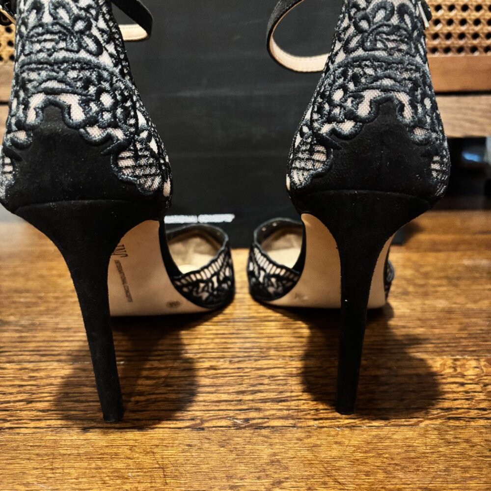 I.N.C. Women's Kinlee Two-Piece Pointed-Toe Dress Pumps Black SZ: 9M - Picture 11 of 16